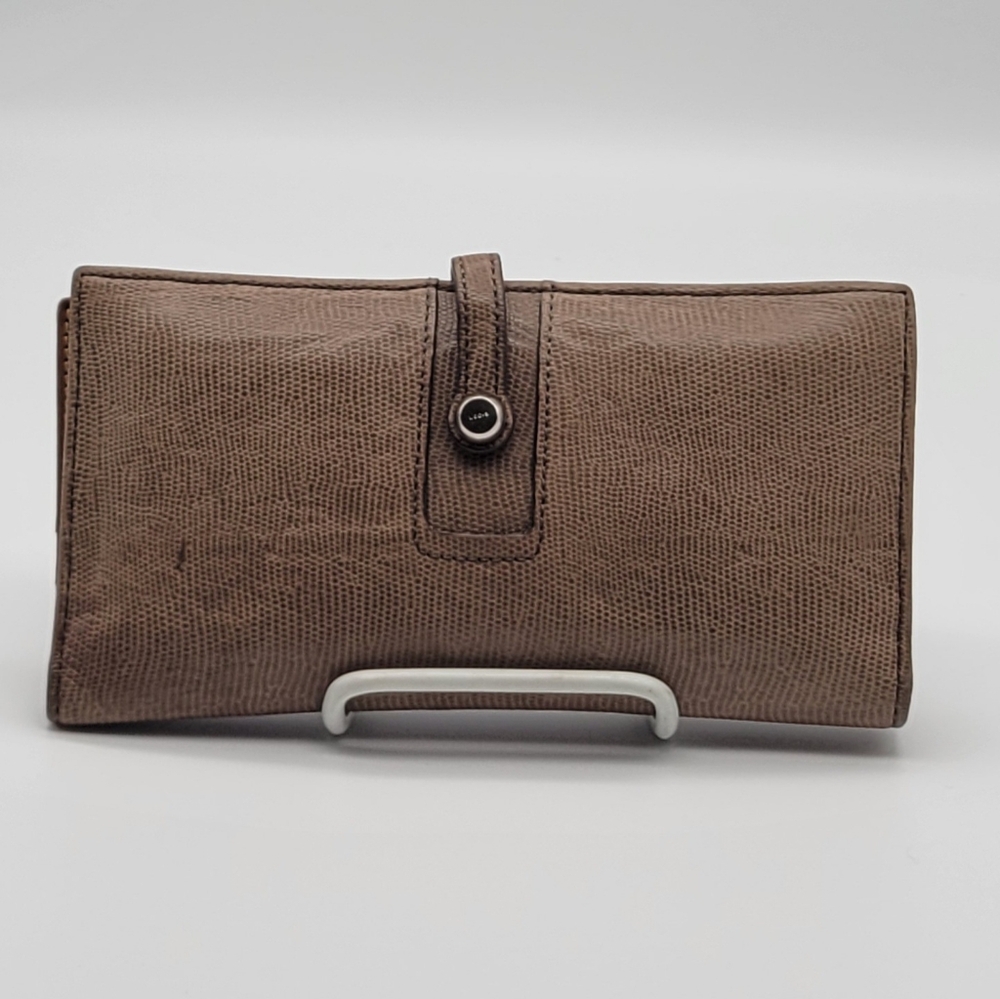 Lodis Textured Reptile Leather Wallet